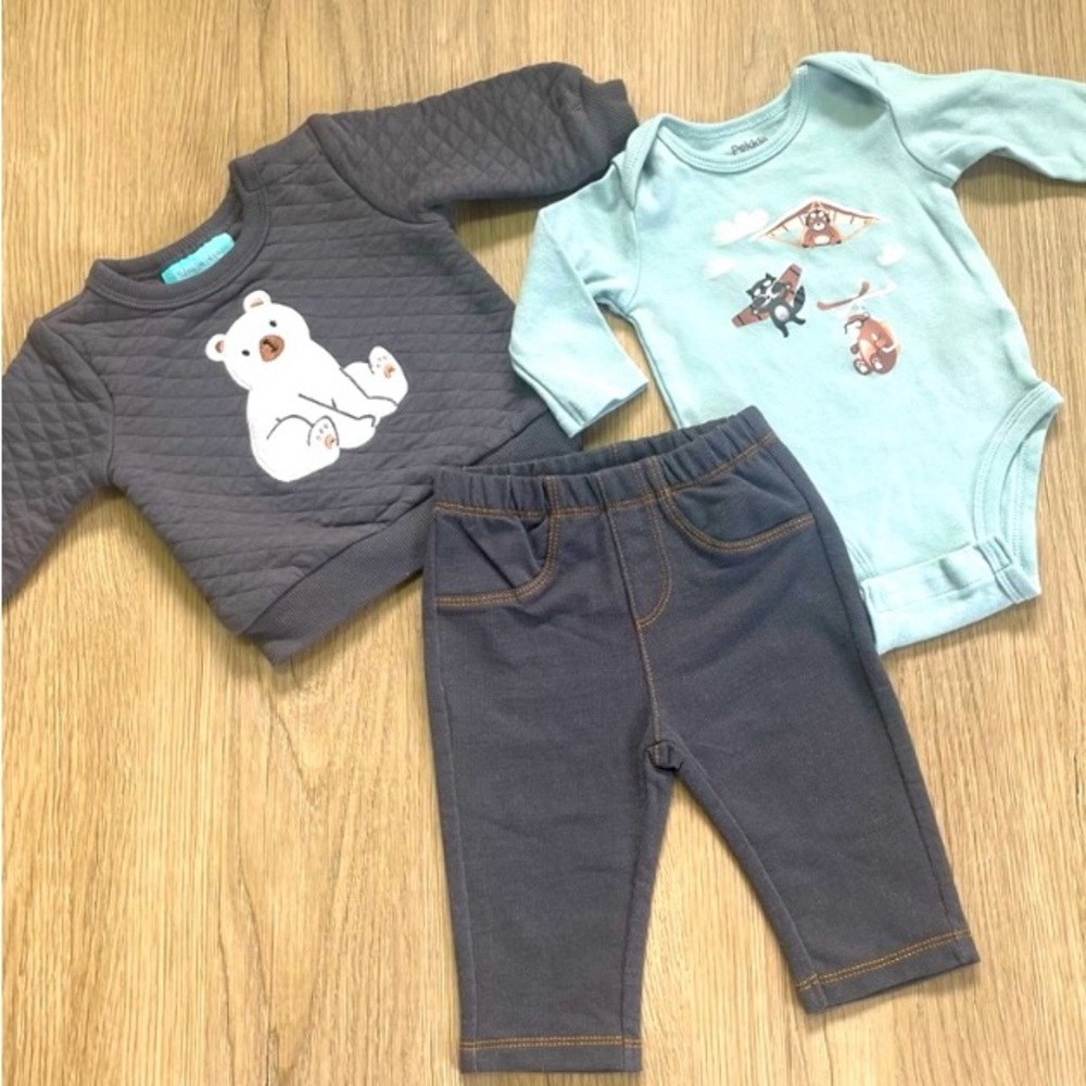Pekkle 3 piece set 3 Months